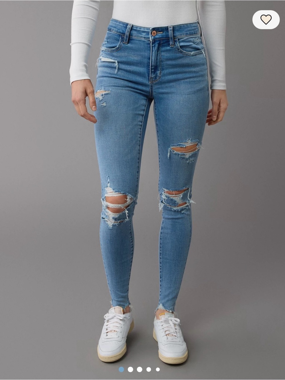 AE Distressed Skinny Jeans